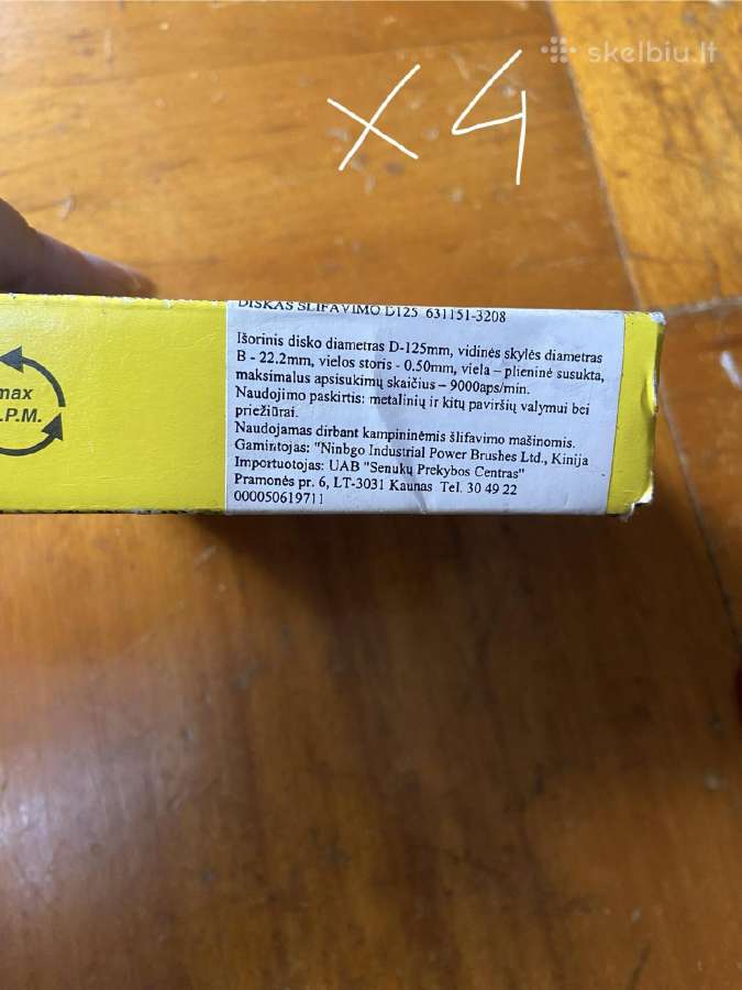 Vieliniai šlifavimo diskai Falcon - nuotraukos Nr. 4