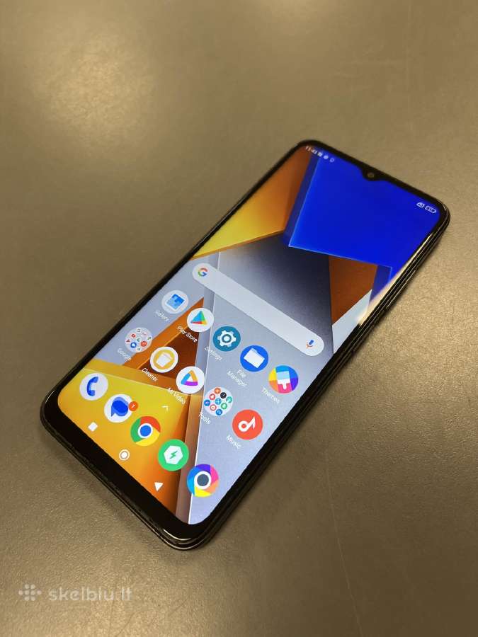 Xiaomi Poco M4 5G Su priedais, garantija