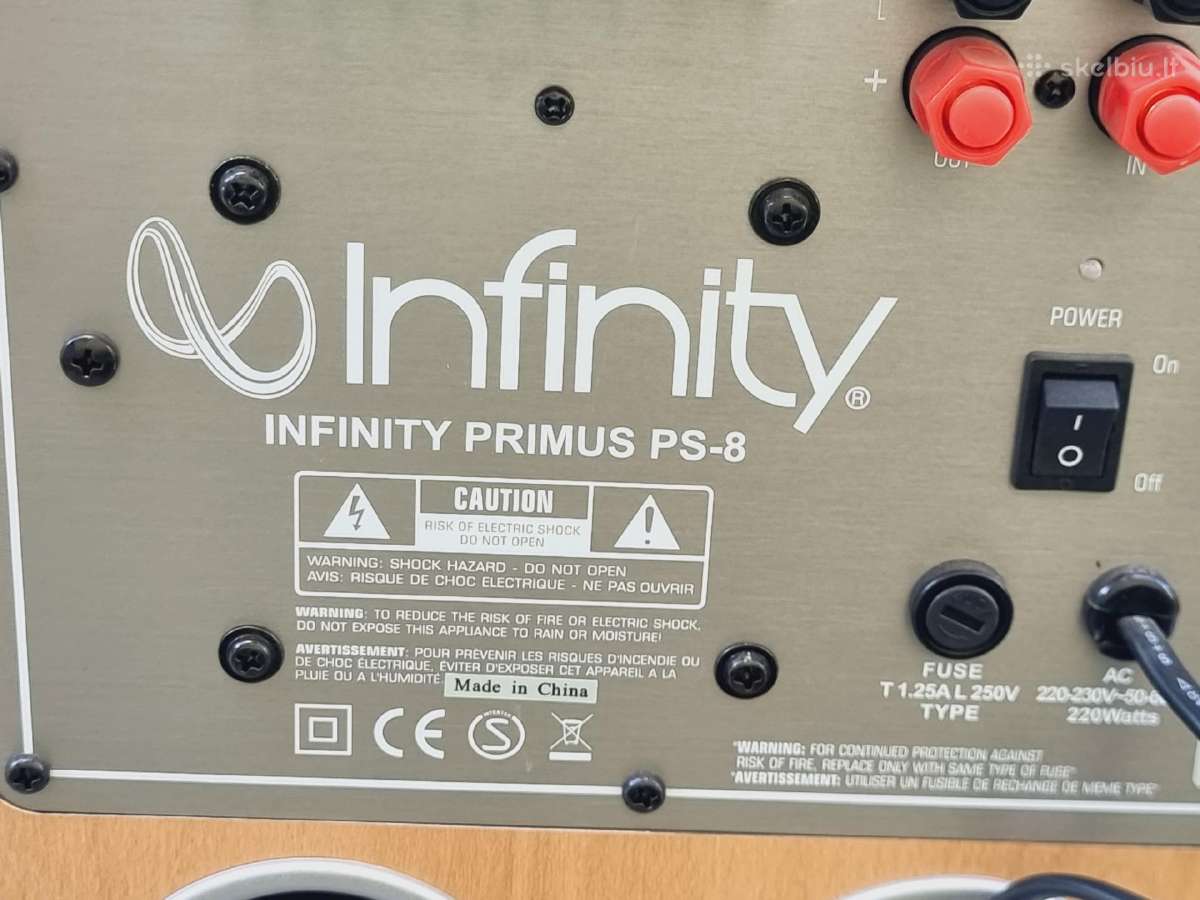 Naujos Infinity Primus Ps-8 /C250be /C25 ,JCB Sub1 - nuotraukos Nr. 17