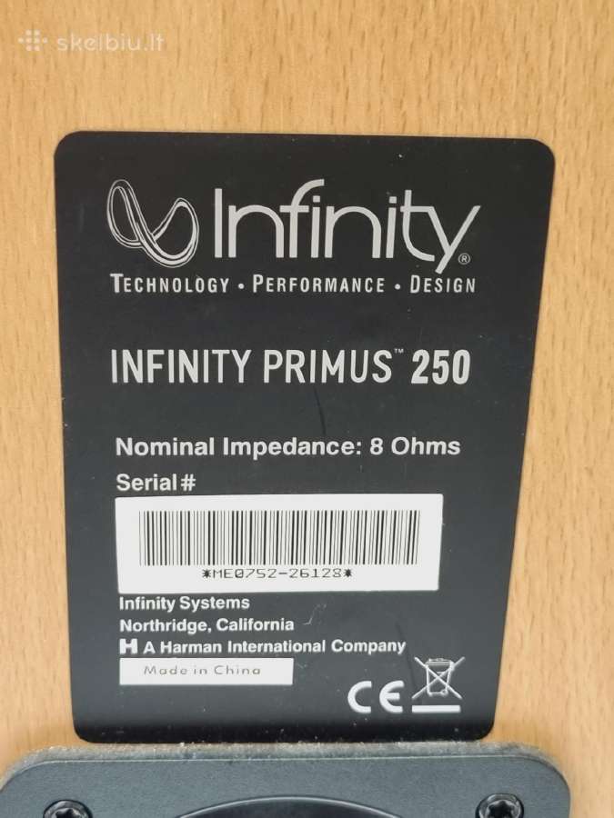 Naujos Infinity Primus Ps-8 /C250be /C25 ,JCB Sub1 - nuotraukos Nr. 27