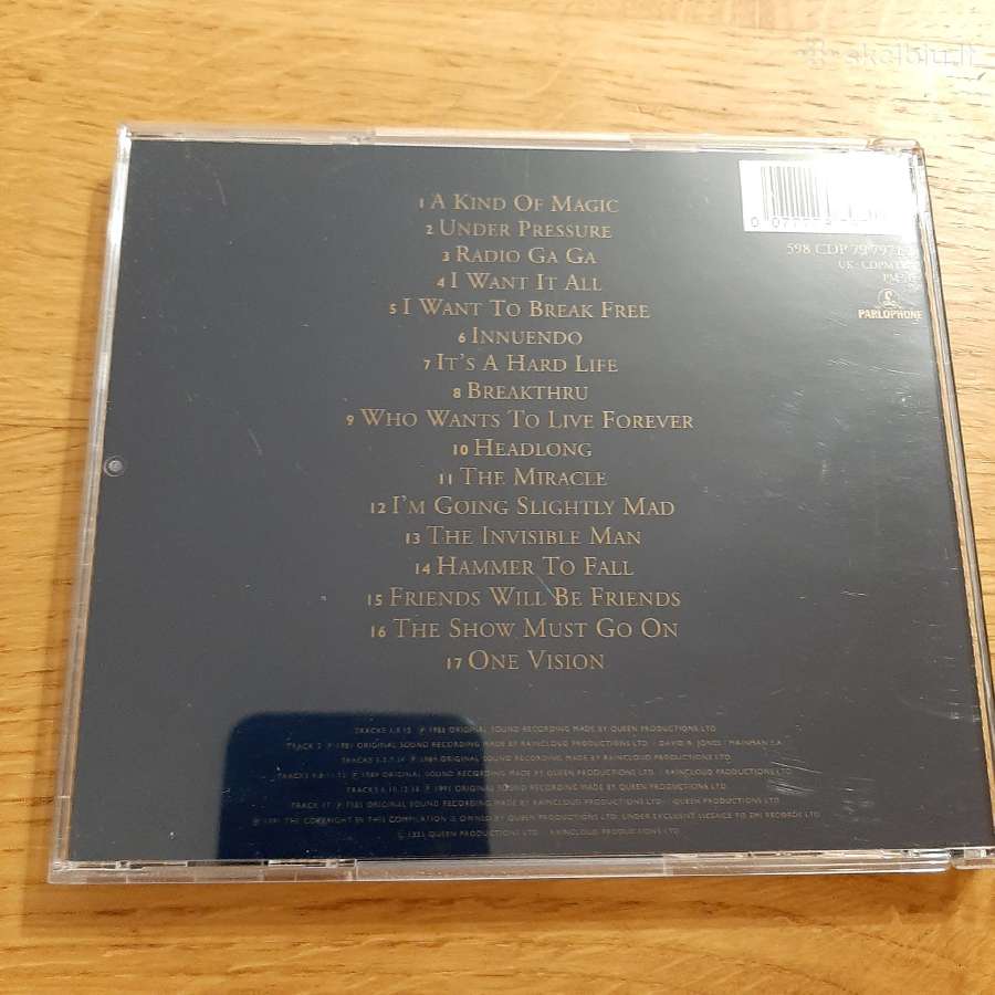 Queen - CD Greatest Hits - nuotraukos Nr. 2