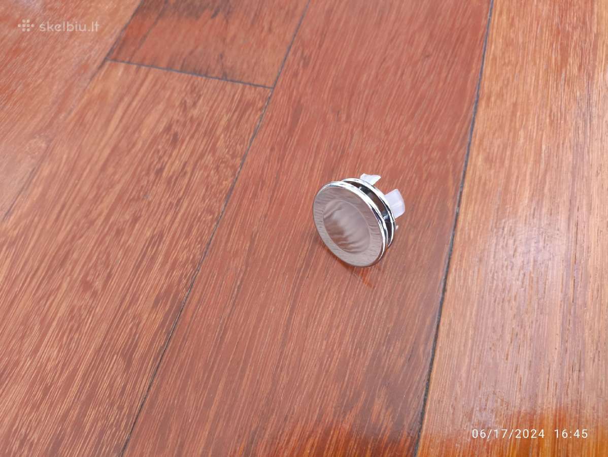 Kriaukles perpildymo dangtis sidabrinis 22mm - nuotraukos Nr. 2