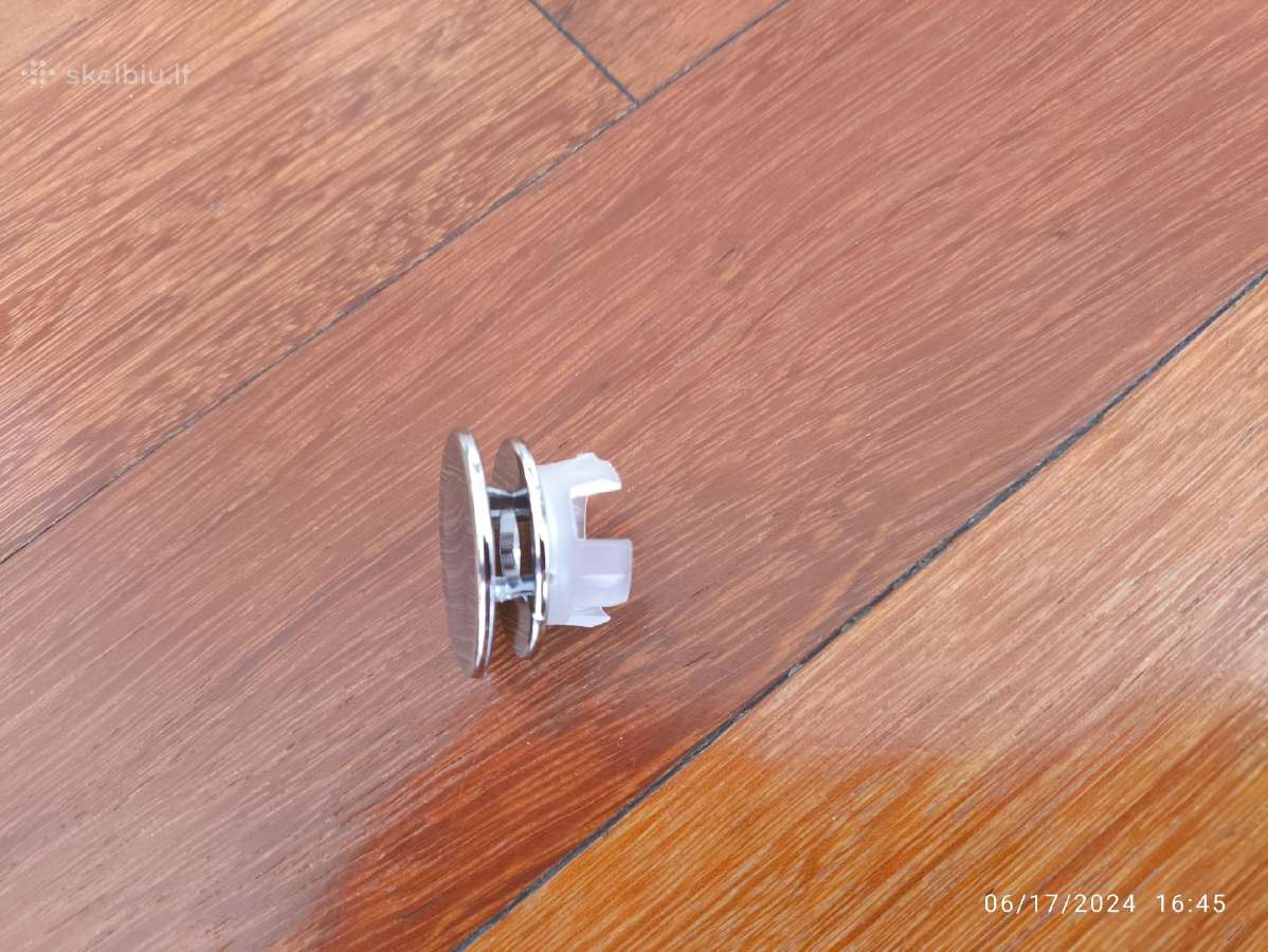 Kriaukles perpildymo dangtis sidabrinis 22mm - nuotraukos Nr. 3