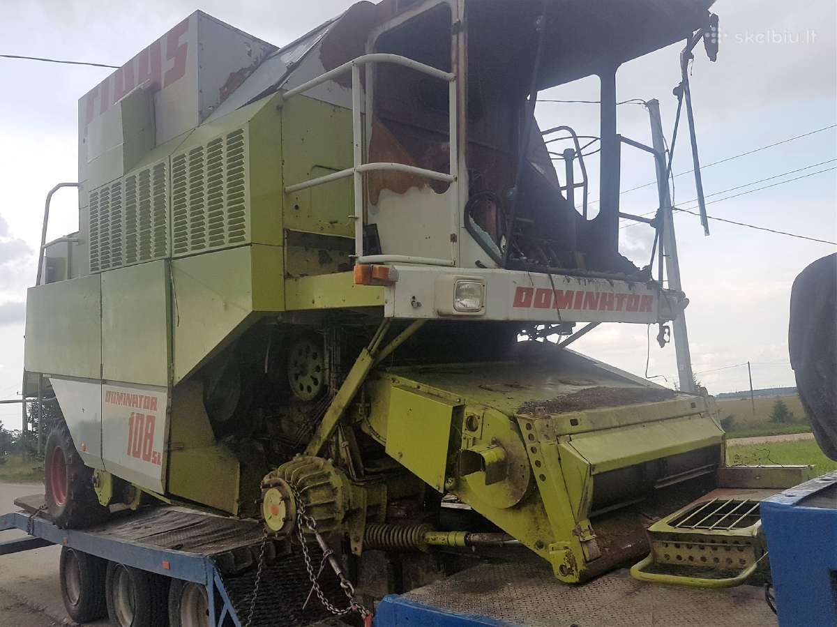 Kombainas Claas Dominator 108sl Ardomas Dalimis - nuotraukos Nr. 4