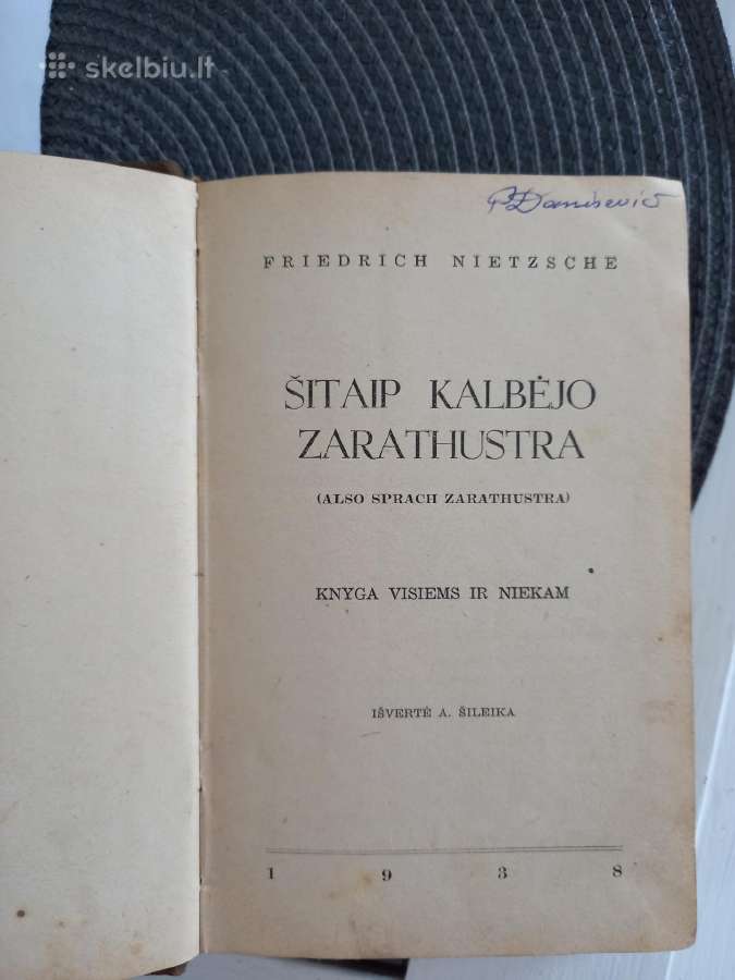 Knyga Frederiko Ničės