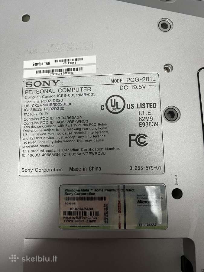 Sony Vaio desktop Pc - nuotraukos Nr. 11
