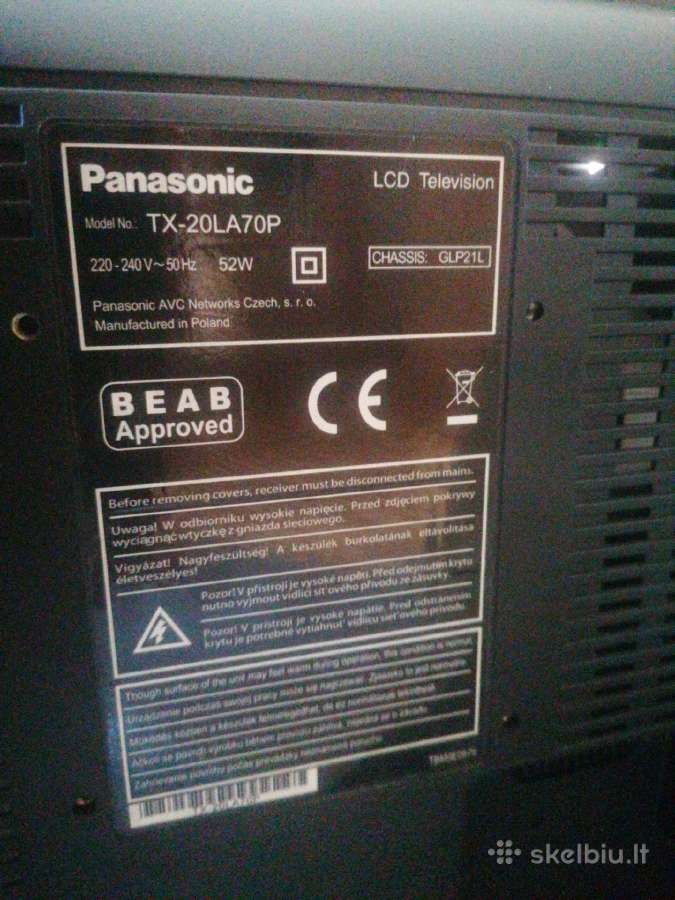 Panasonic TV. - nuotraukos Nr. 4