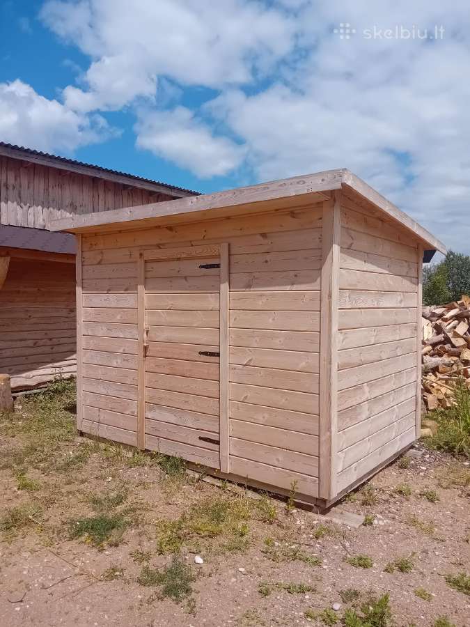 Parduodu medinį sandėliuką
