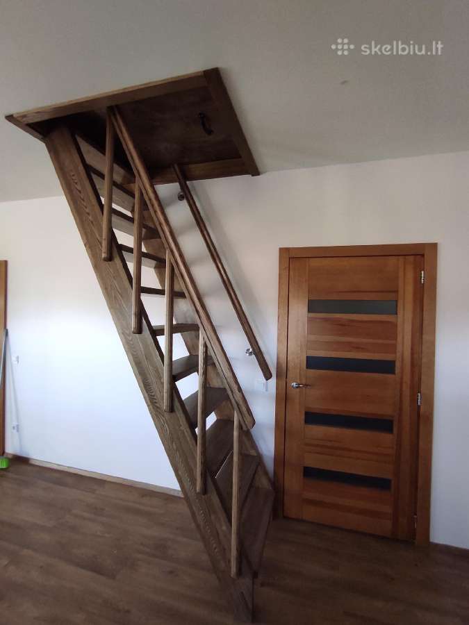Laiptai, laiptų pakopos, palangės iš medžio masyvo - nuotraukos Nr. 8