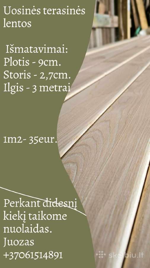 Uosinės terasinės lentos