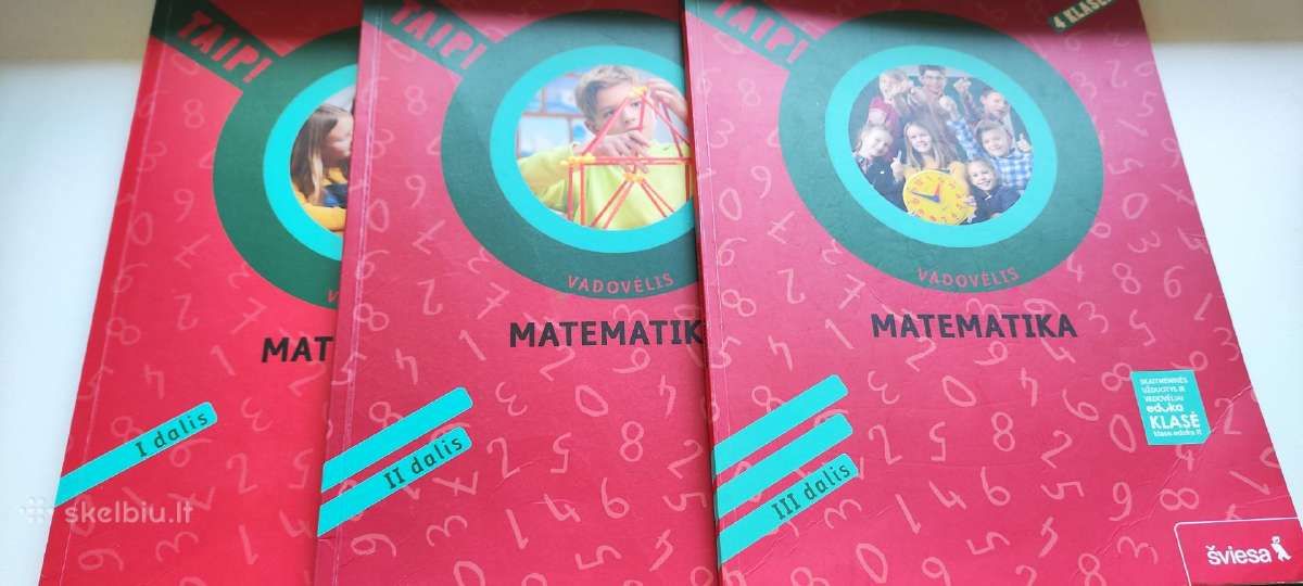 4 klasei knygos matematikai