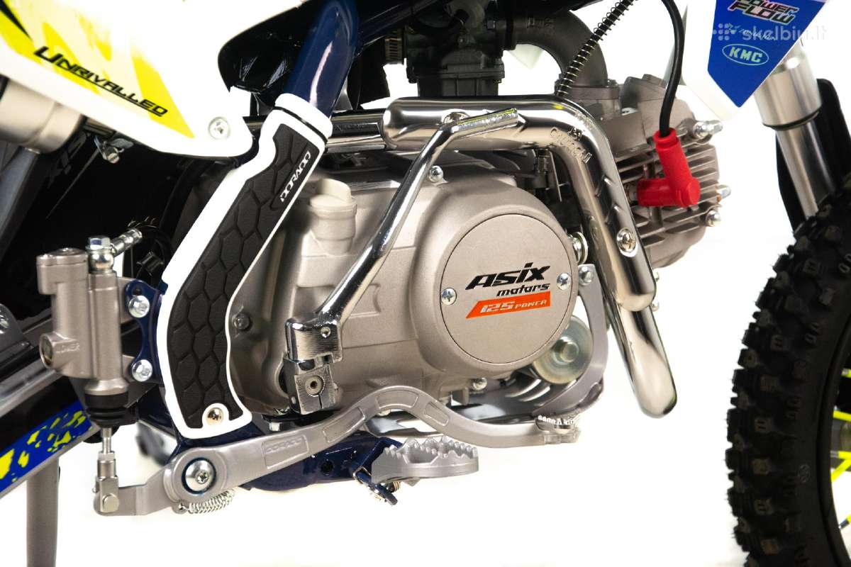 Krosinis motociklas Dt125 125cc su el. Starteriu - nuotraukos Nr. 6