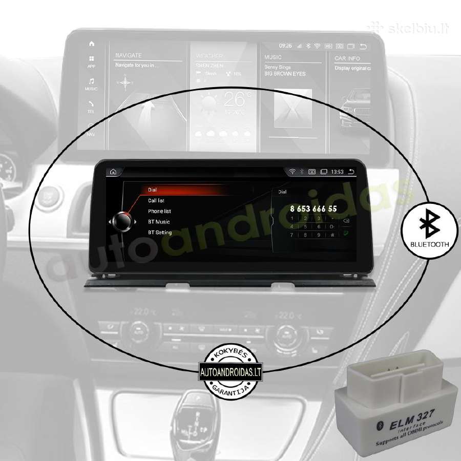 Bmw 6 F06 F12 2011-18 Android multimedia WiFi/GPS - nuotraukos Nr. 5