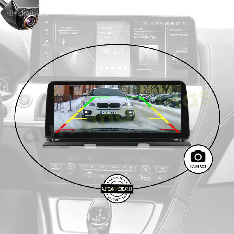 Bmw 6 F06 F12 2011-18 Android multimedia WiFi/GPS - nuotraukos Nr. 7