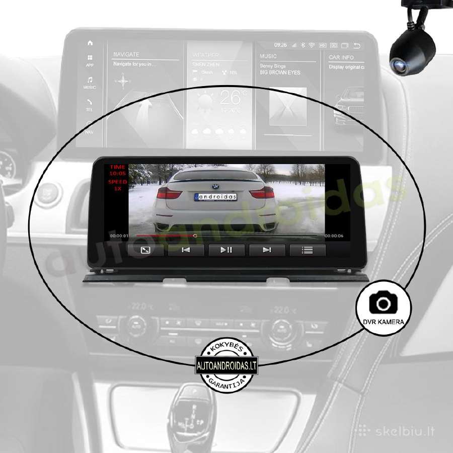 Bmw 6 F06 F12 2011-18 Android multimedia WiFi/GPS - nuotraukos Nr. 8