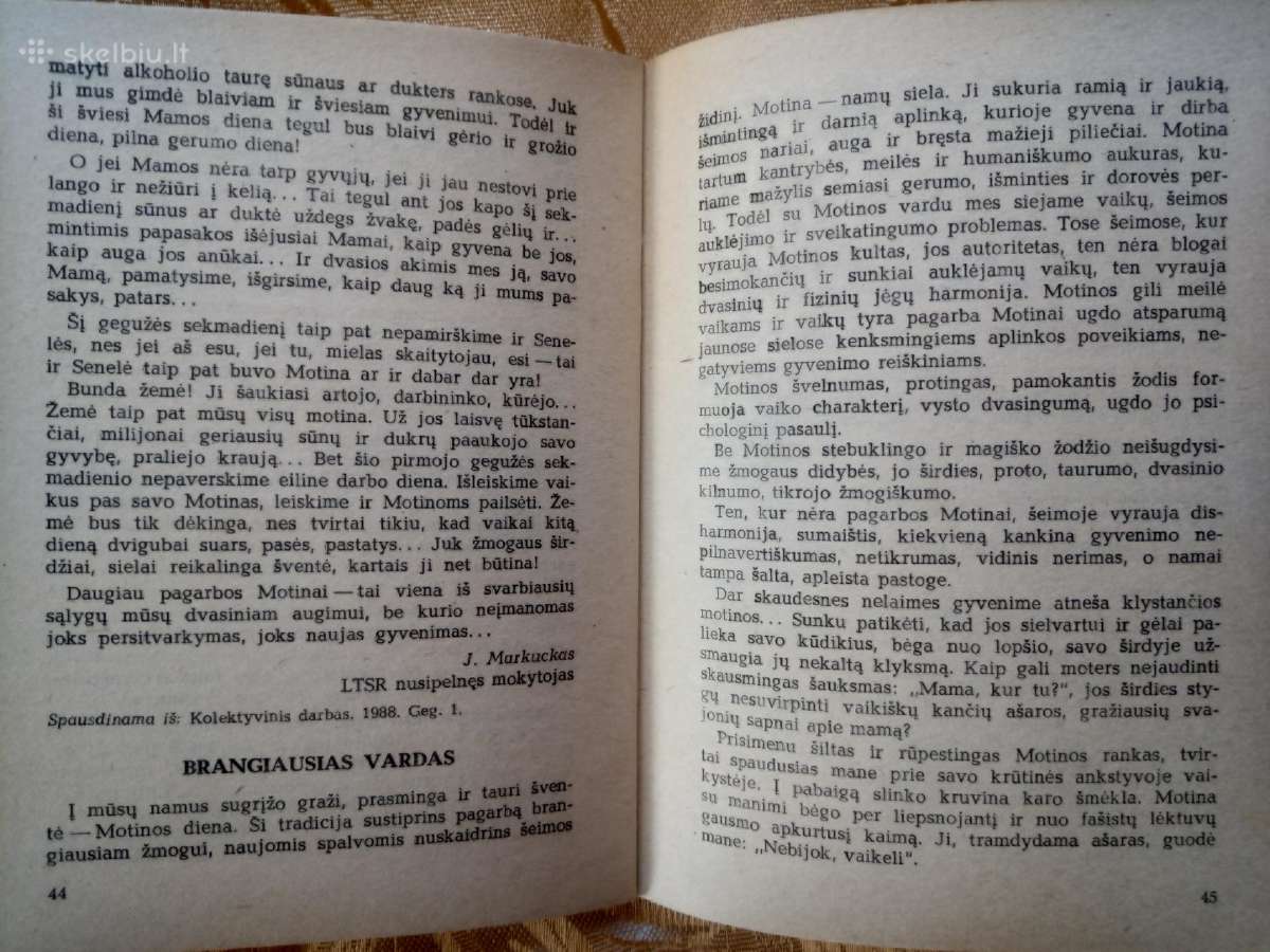 *Juozas Kudirka Motinos diena 1989 m. - nuotraukos Nr. 6