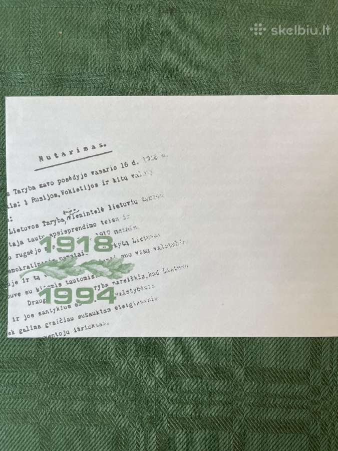Lietuvos pašto 1993 ir 1994 metų proginiai vokai - nuotraukos Nr. 8