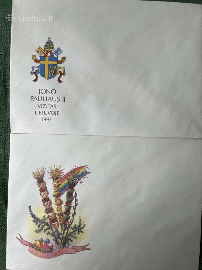 Lietuvos pašto 1993 ir 1994 metų proginiai vokai - nuotraukos Nr. 3