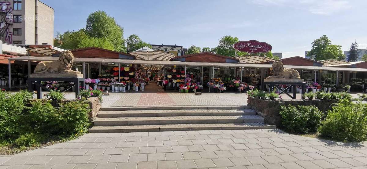 Išnuomojamas kioskas Konarskio gėlių turgelyje