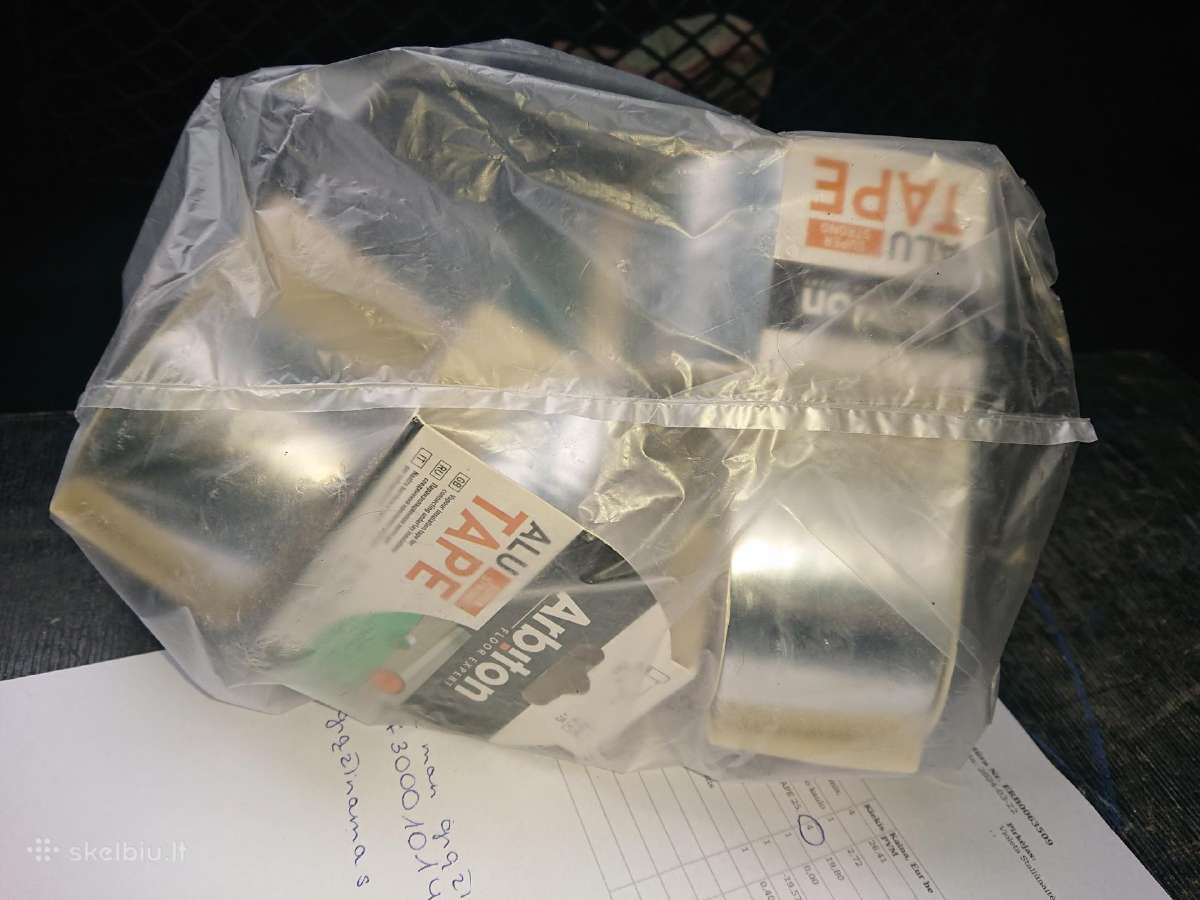 4 vnt Lipni aliuminio juosta Alu Tape 25 grindims - nuotraukos Nr. 2