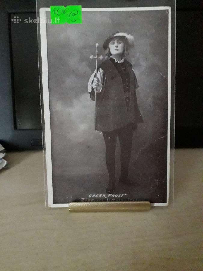 Prieškarinių spektaklių aktorių foto ir kt. - nuotraukos Nr. 3