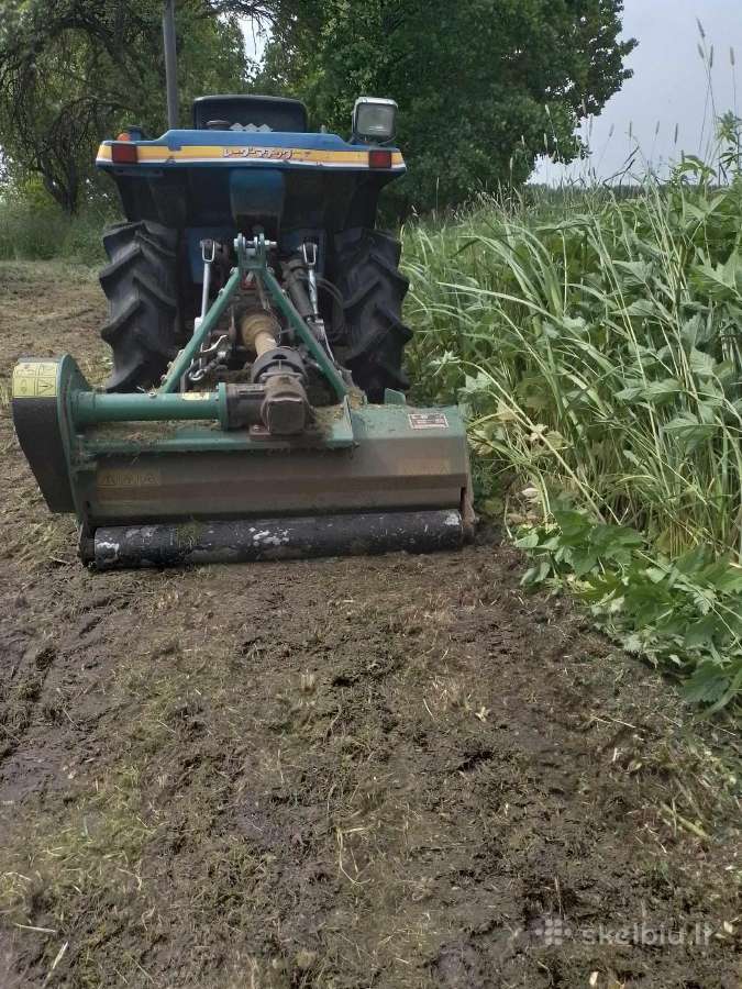Žolės, medžiu pjovimas sklypu valymas