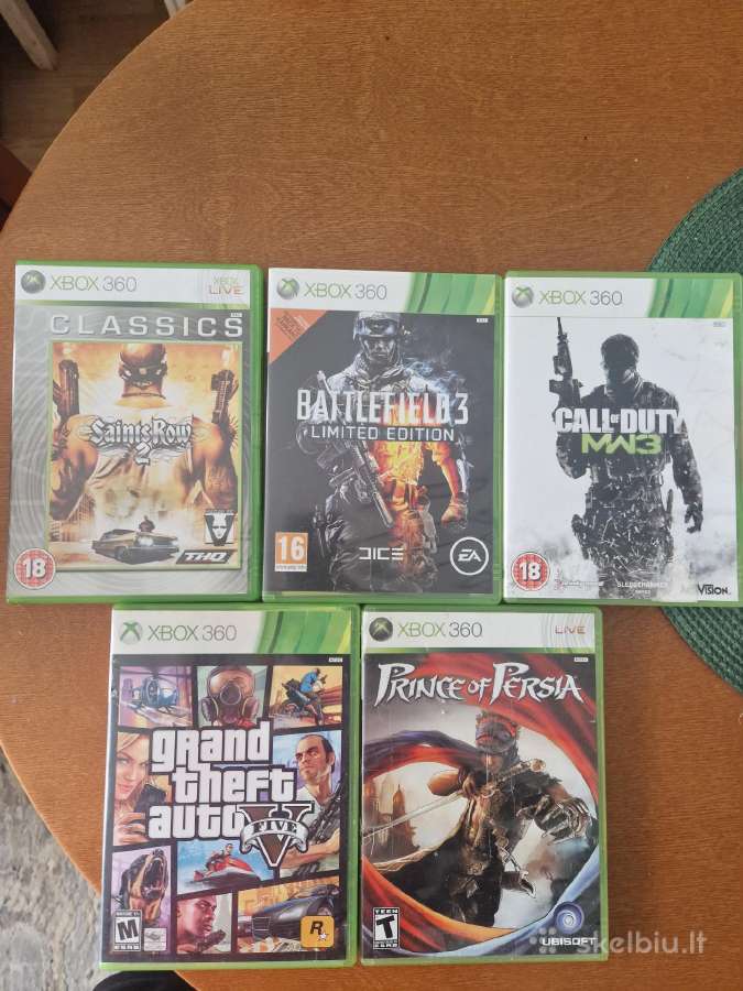 Xbox 360, One, One X originalus tvarkingi žaidimai