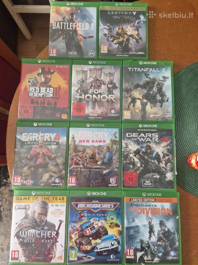 Xbox 360, One, One X originalus tvarkingi žaidimai - nuotraukos Nr. 2