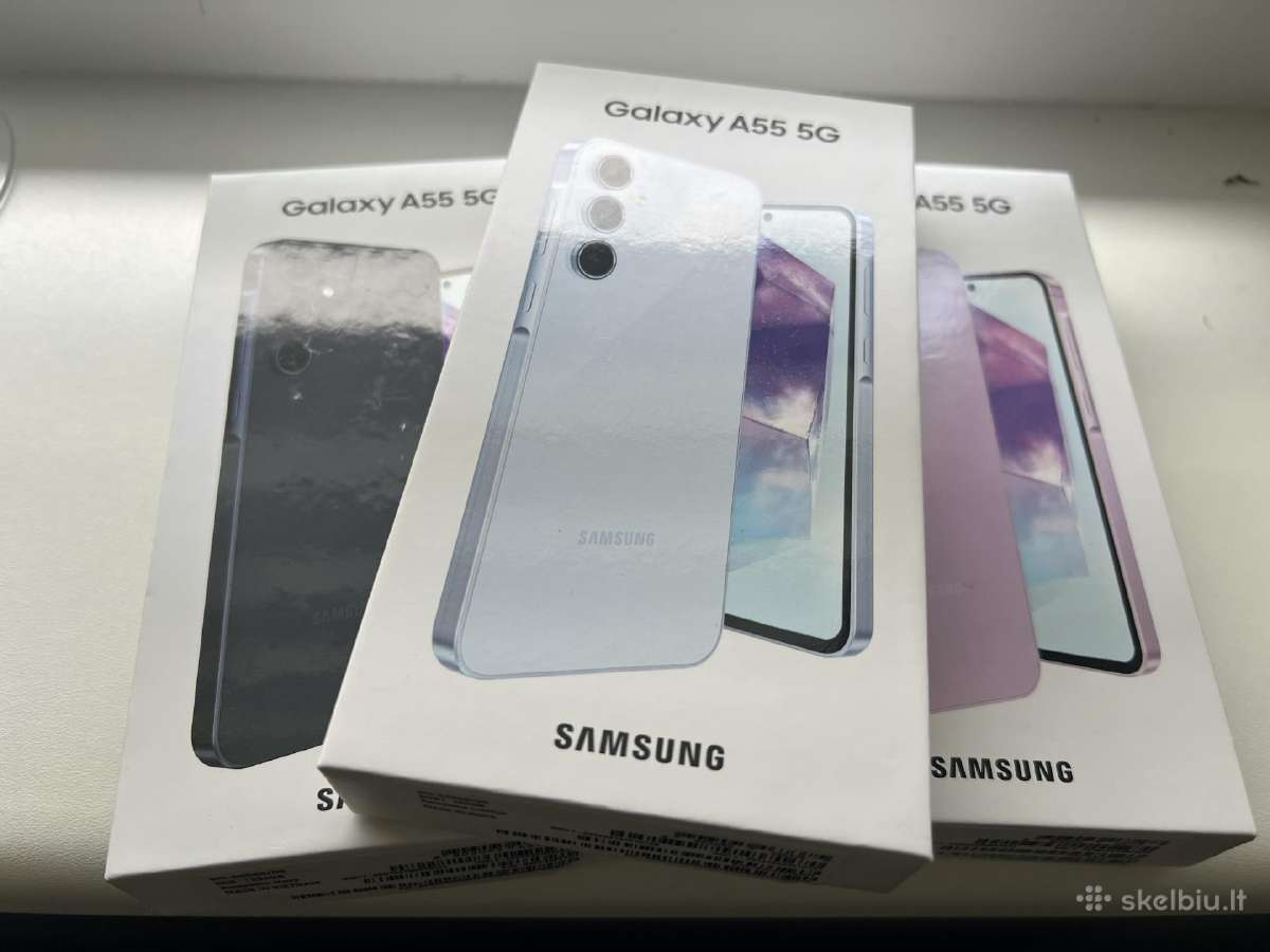 Naujas Samsung Galaxy A55 128gb 5G - 315 Eur - Skelbiu.lt