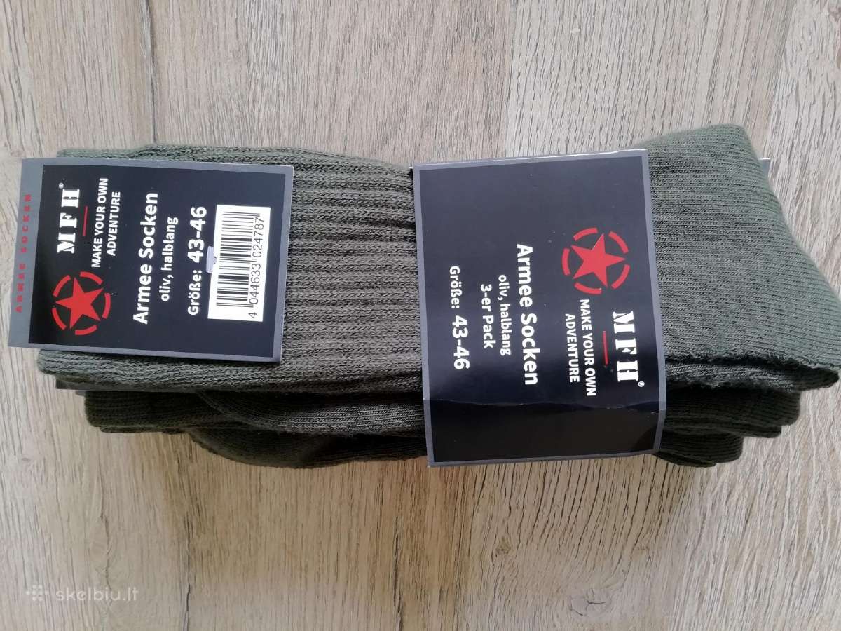 Naujos šiltos kojinės, 3 poros
