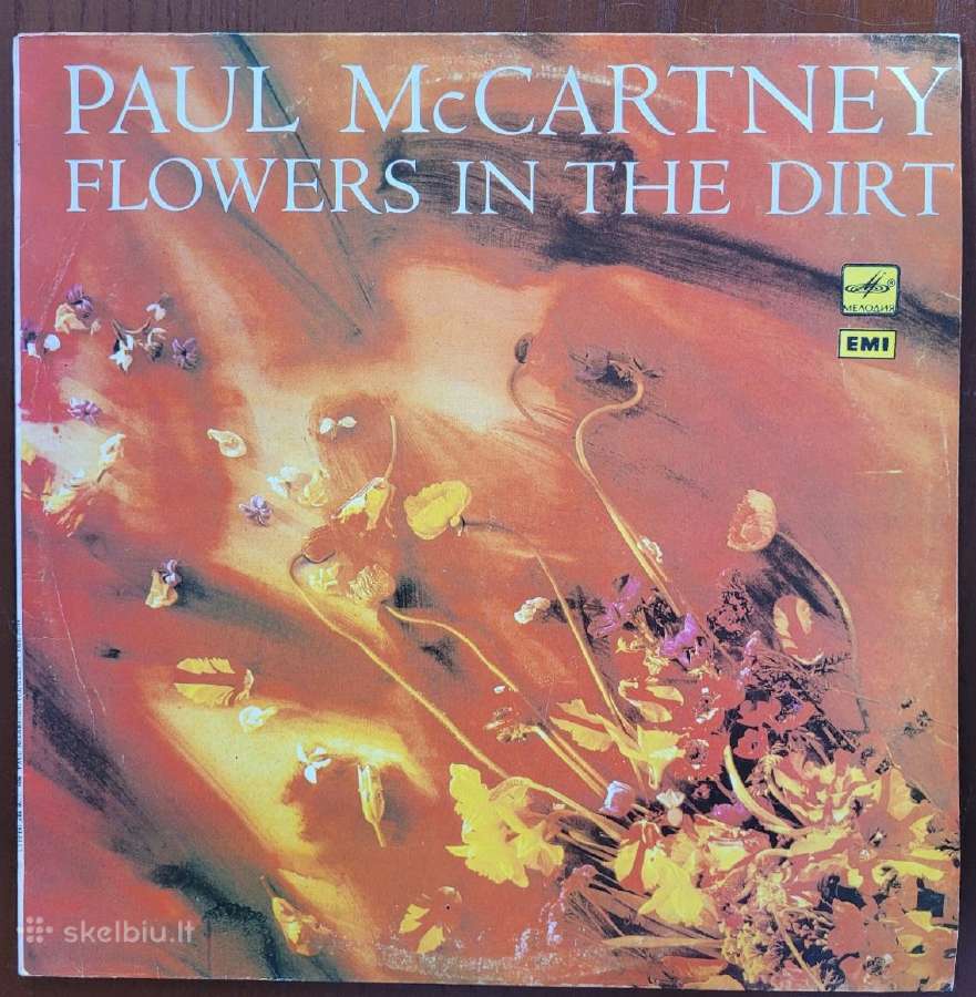 Lp Paul Mccartney. Flowers in the Dirt