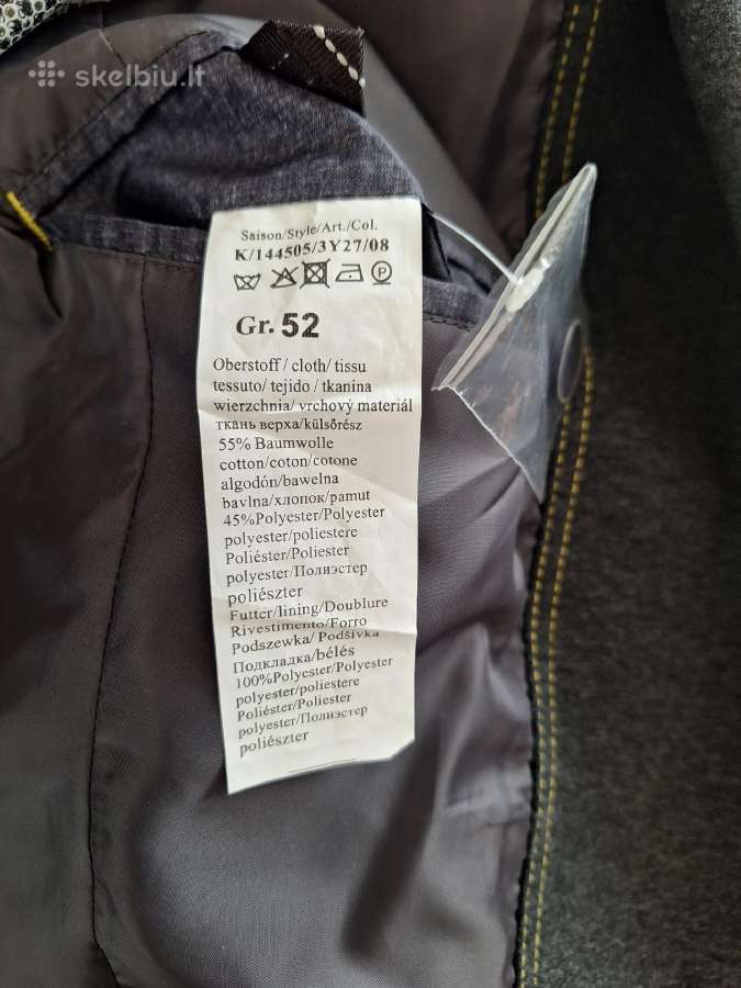 Vyriški švarkas 52d. - nuotraukos Nr. 5