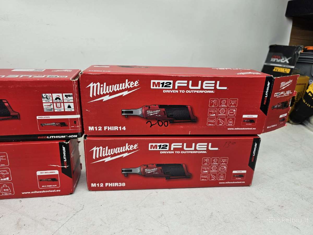 M12 milwaukee tersksles . verzliasukiai ir akumuli - nuotraukos Nr. 7