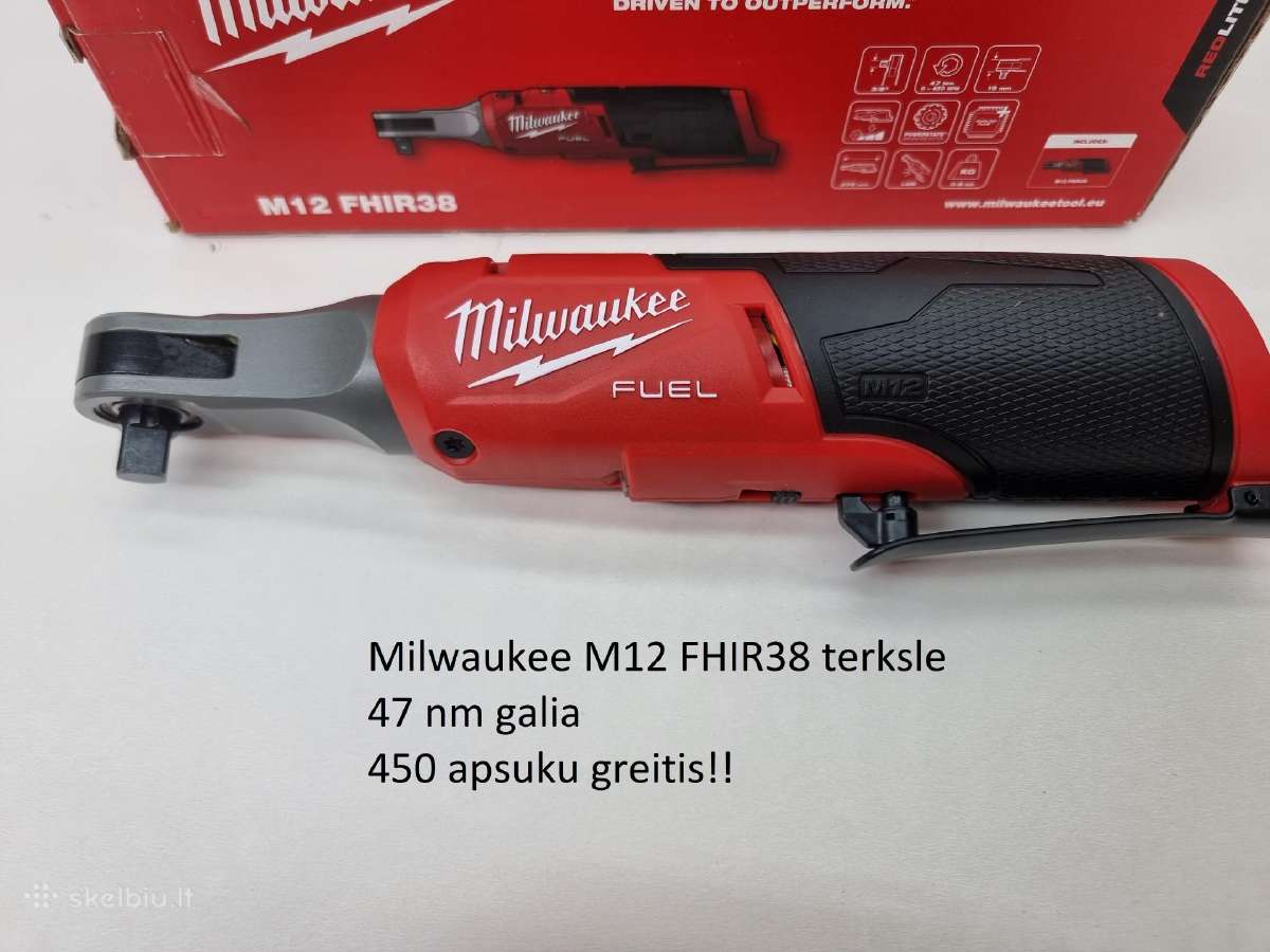 M12 milwaukee tersksles . verzliasukiai ir akumuli - nuotraukos Nr. 8