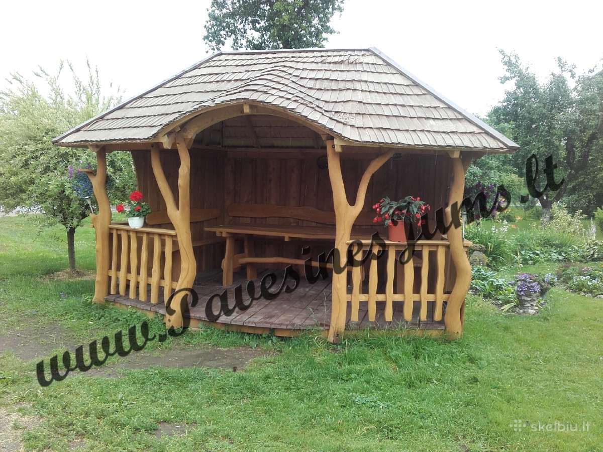 Pavėsinė Šešiakampė , ir kiti lauko baldai
