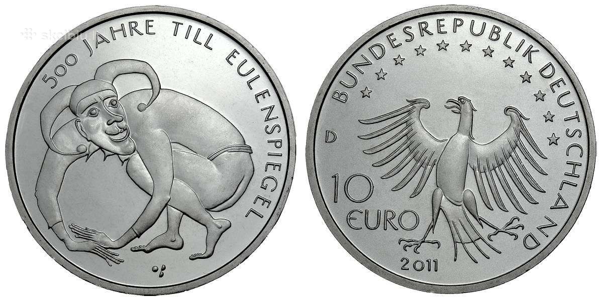 Vokietijos proginės 10 eurų monetos - nuotraukos Nr. 2