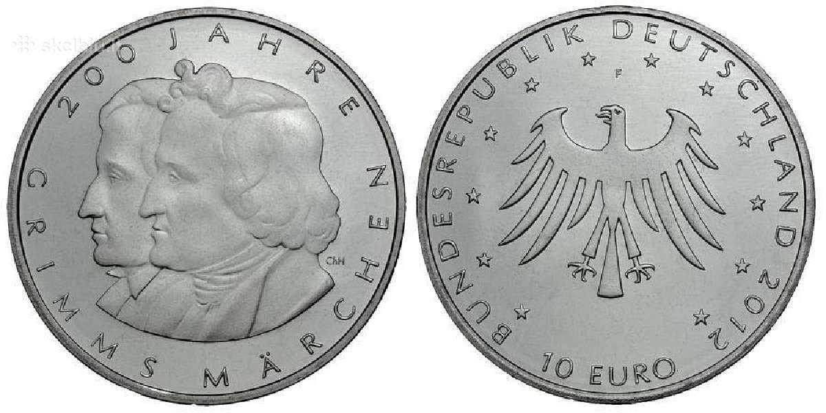 Vokietijos proginės 10 eurų monetos - nuotraukos Nr. 5