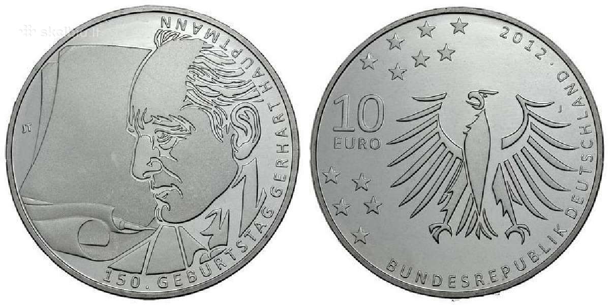 Vokietijos proginės 10 eurų monetos - nuotraukos Nr. 7