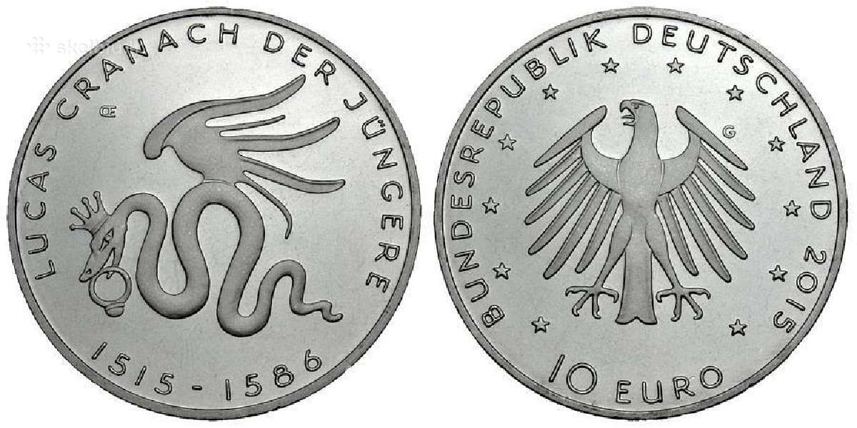 Vokietijos proginės 10 eurų monetos - nuotraukos Nr. 12
