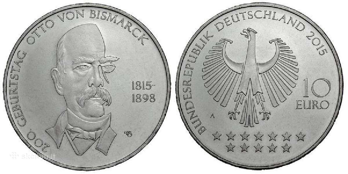 Vokietijos proginės 10 eurų monetos - nuotraukos Nr. 14