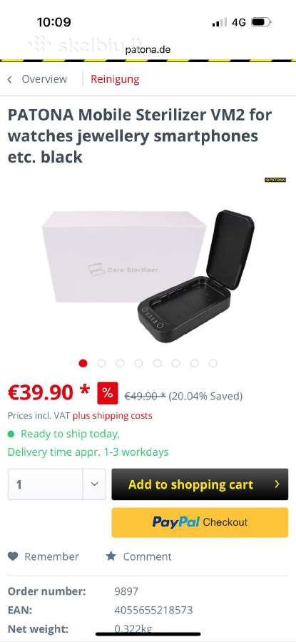 Mobilaus telefono, laikrodžių sterilizatorius Uv - nuotraukos Nr. 4
