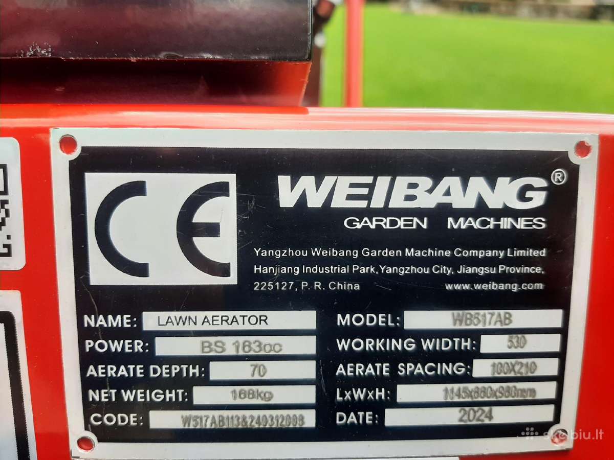 Core Aeratoriaus Weibang Wb517ab nuoma. - nuotraukos Nr. 8