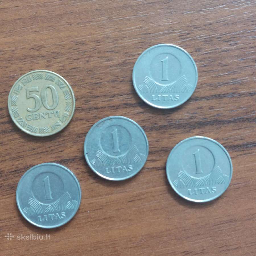 Lietuviški litai ir centai 1997 - 2002 m. - nuotraukos Nr. 2