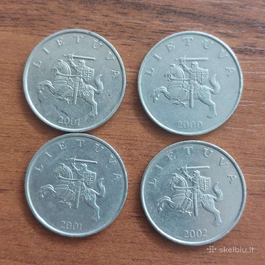 Lietuviški litai ir centai 1997 - 2002 m. - nuotraukos Nr. 4