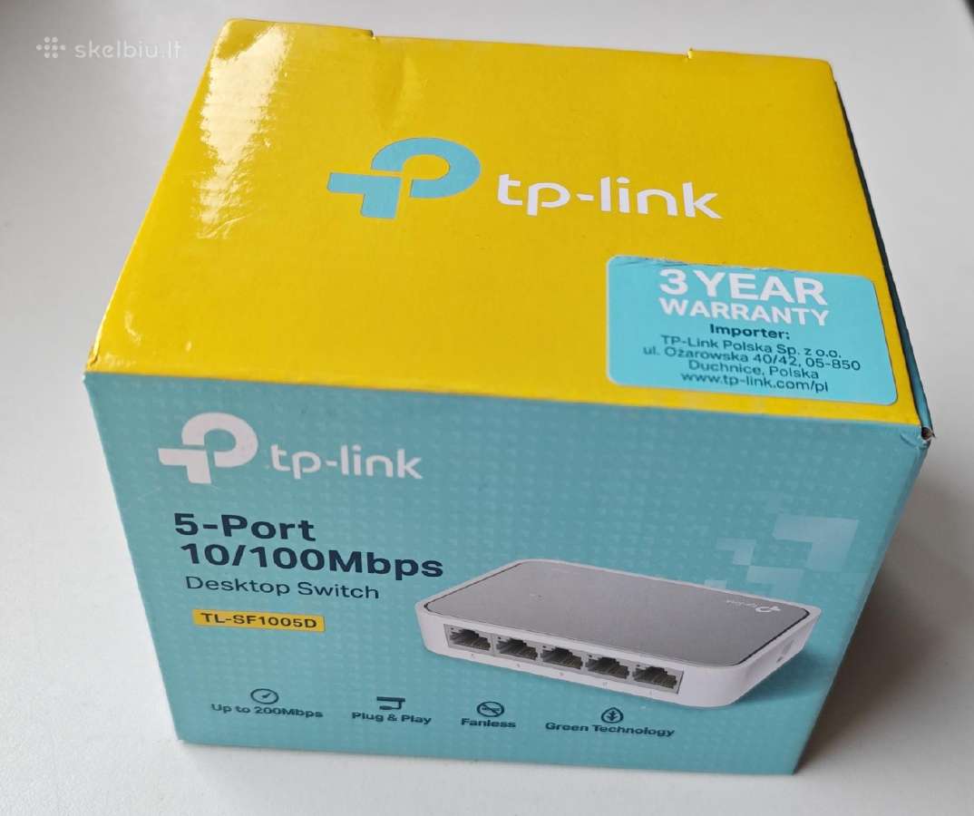 Naujas Tp-link Desktop Switch