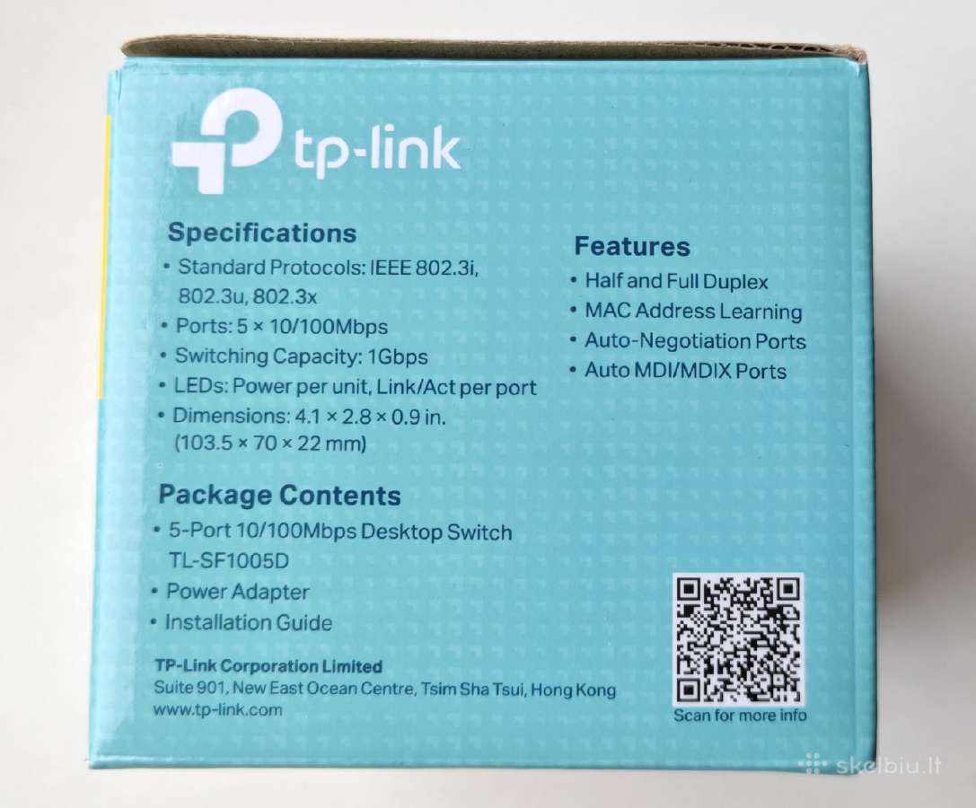 Naujas Tp-link Desktop Switch - nuotraukos Nr. 2