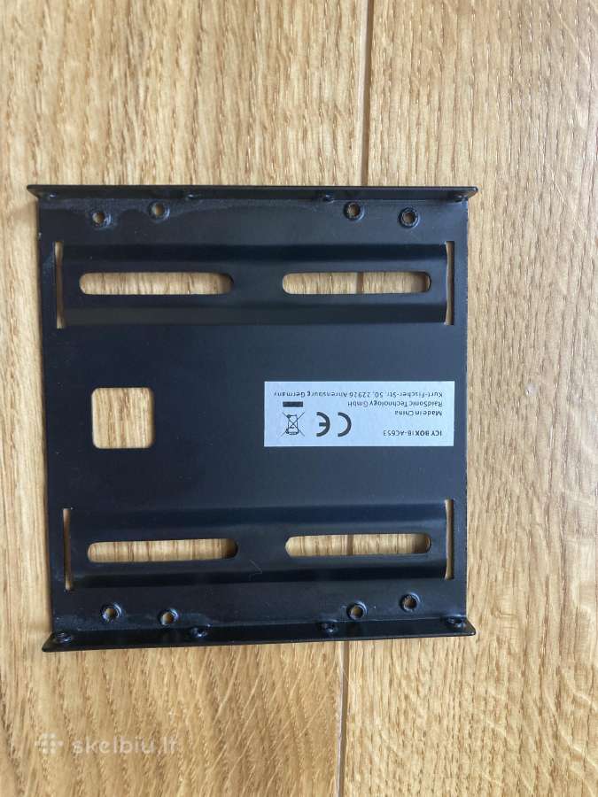 Rėmelis 3.5 for 2.5 HDD/SSD Black - nuotraukos Nr. 2