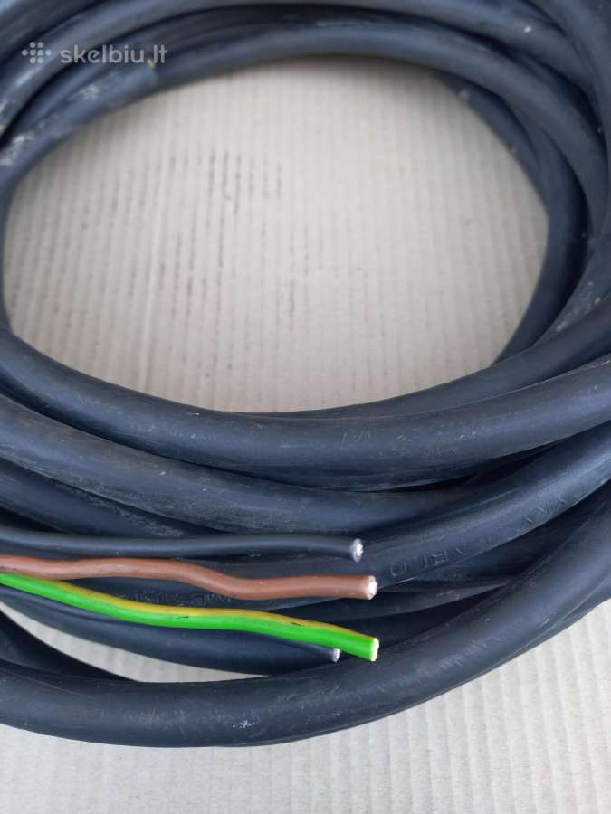 Elektros kabelis lankstus ir Pp3-40, rielė - nuotraukos Nr. 5