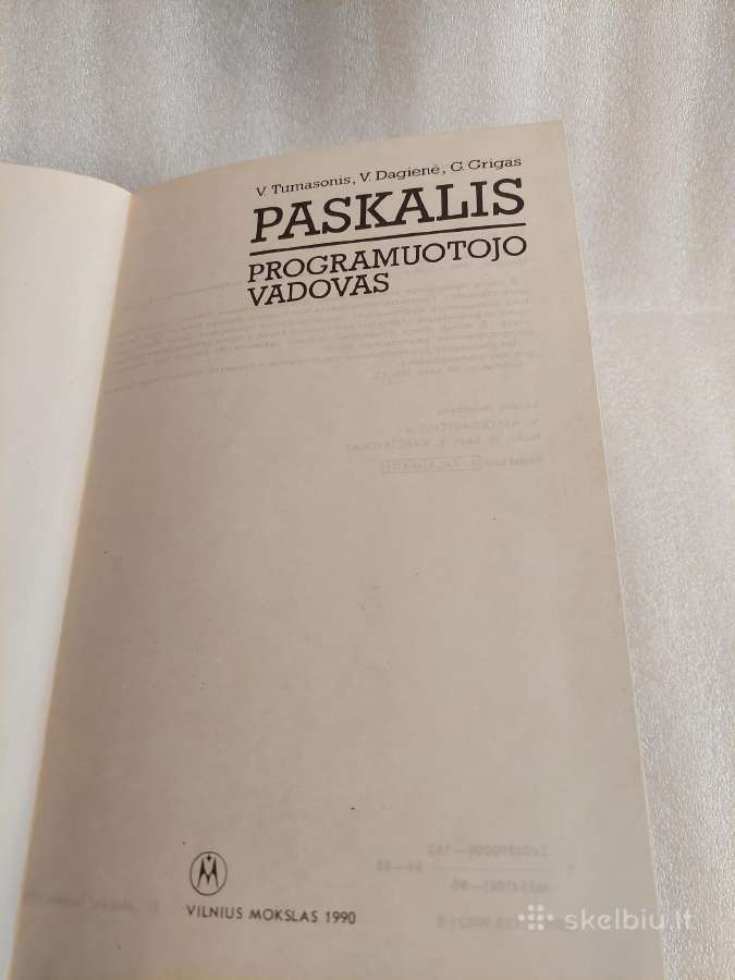 Paskalis. Programuotojo vadovas - nuotraukos Nr. 2