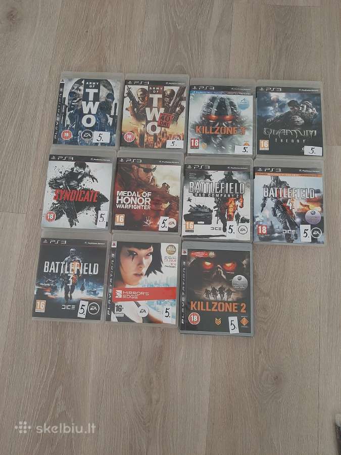 Ps 3 žaidimai.